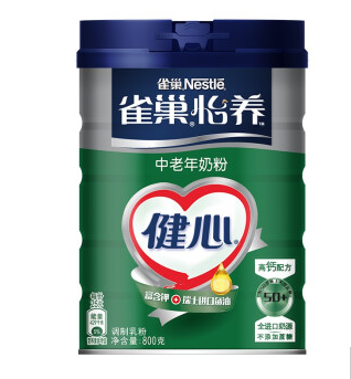 雀巢 怡养健心中老年奶粉 800g/罐