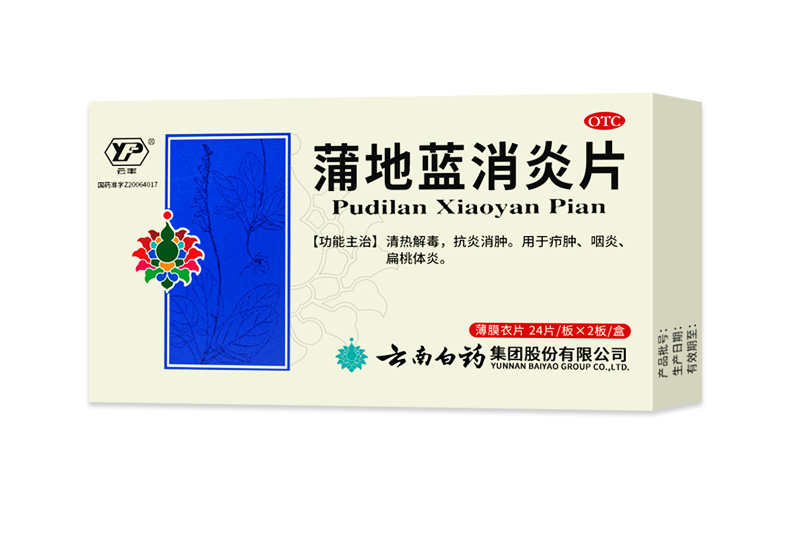 云丰 蒲地蓝消炎片 48片/盒