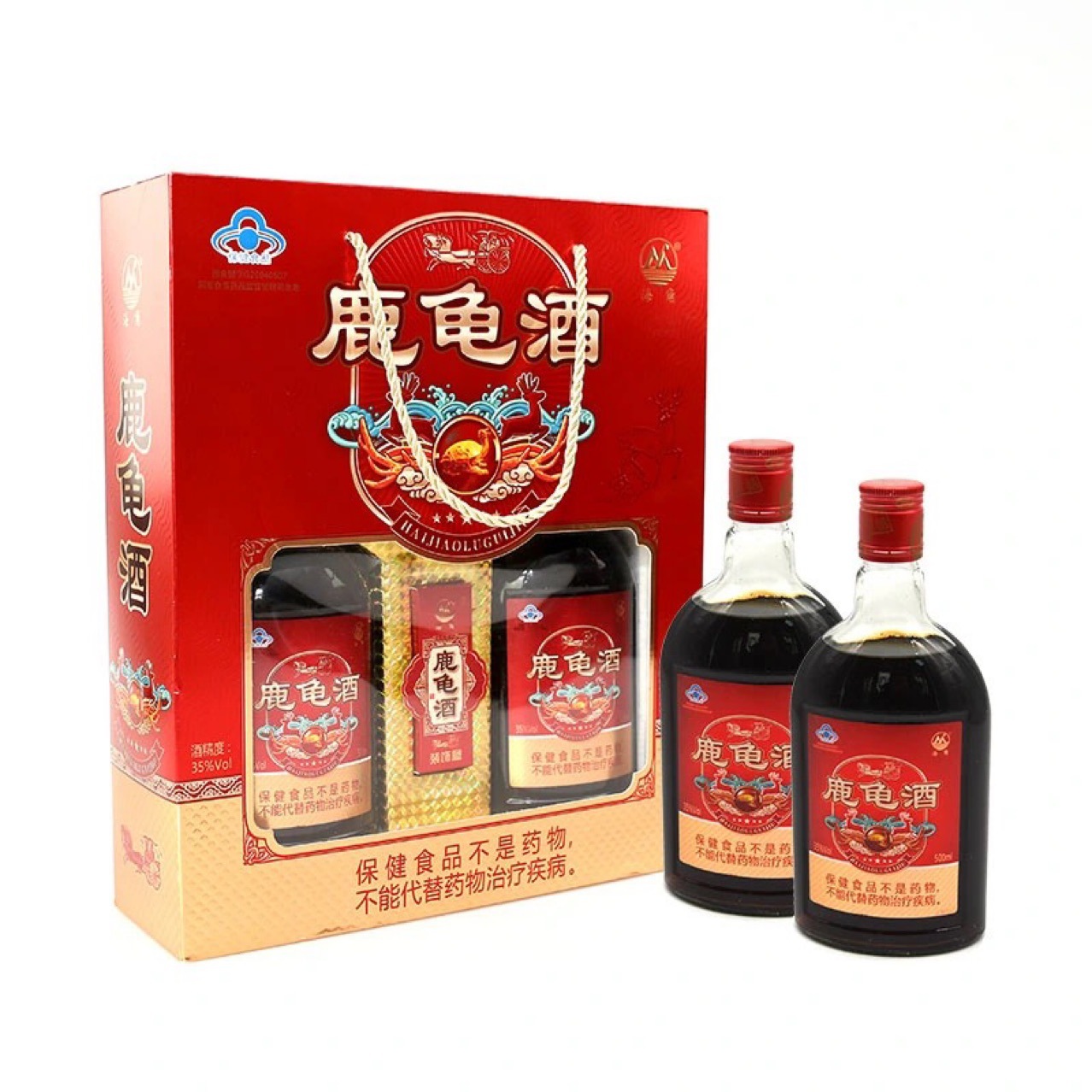 海角 鹿龟酒 500ml*2瓶/盒