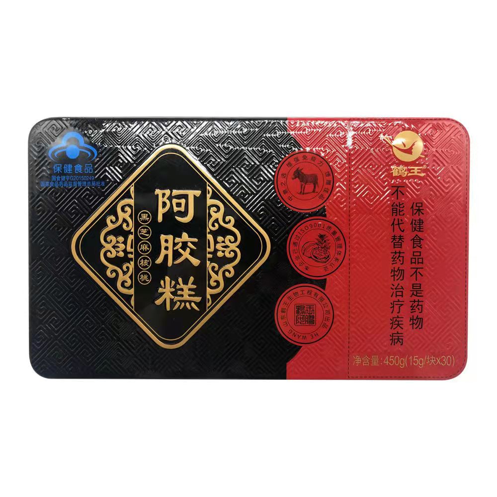 黑芝麻核桃阿胶糕 450g