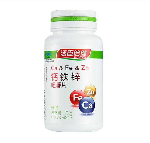 汤臣倍健 钙铁锌咀嚼片 1.2g*60片/瓶
