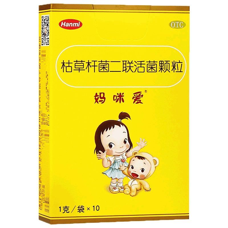 妈咪爱 枯草杆菌二联活菌颗粒 1g*10袋/盒