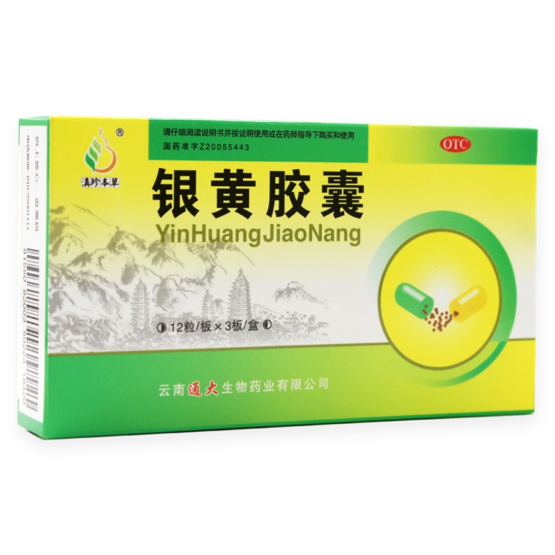 滇珍本草 银黄胶囊 12粒*3板