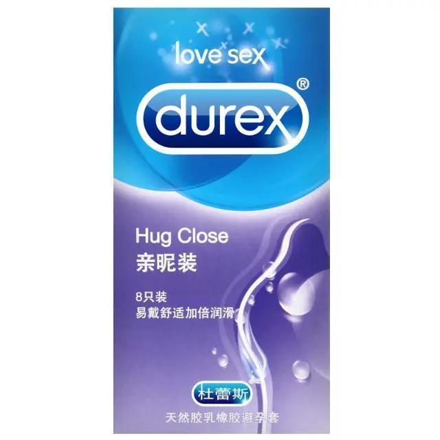  杜蕾斯 天然胶乳橡胶避孕套（亲昵装）8只/盒