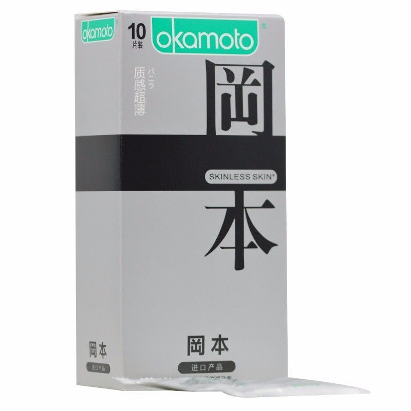 冈本 天然胶乳橡胶避孕套质感超薄 10只/盒