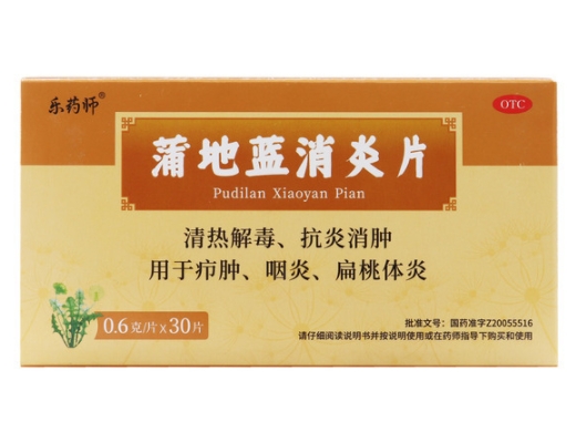乐药师 蒲地蓝消炎片 0.6*30s